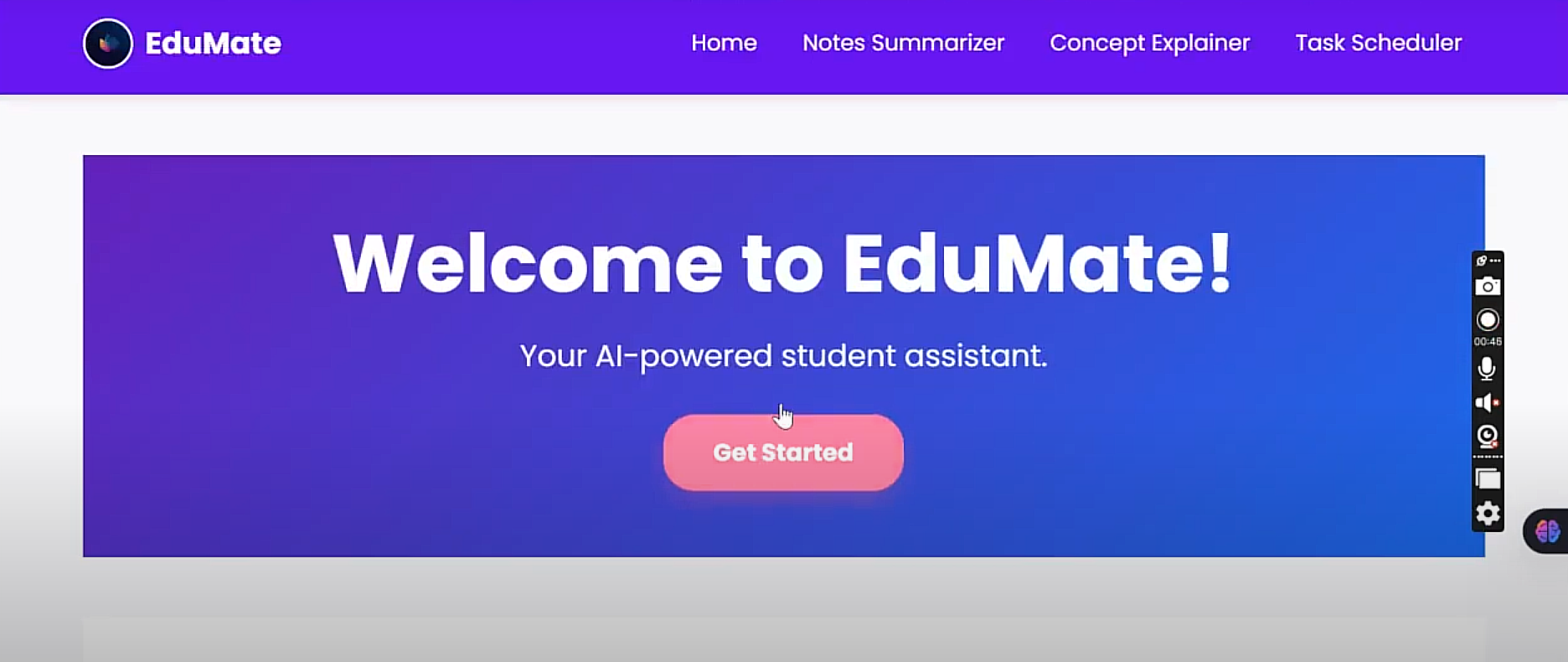 Edumate AI Learning Platform